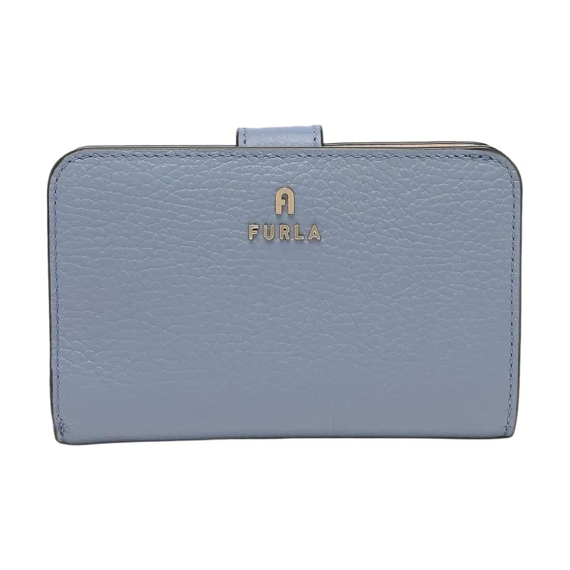 Furla Leather Wallet Women's Sky Blue-0