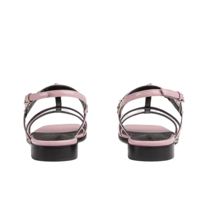 GUCCI One Strap Sandals Women's Light Pink-2