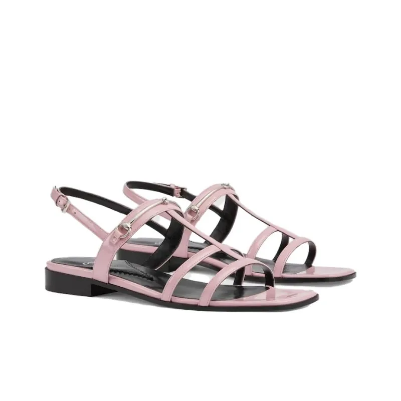 GUCCI One Strap Sandals Women's Light Pink-1