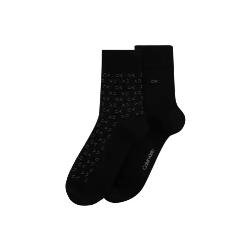 CK/Calvin Klein Mid Calf Socks Men's 2 Pack