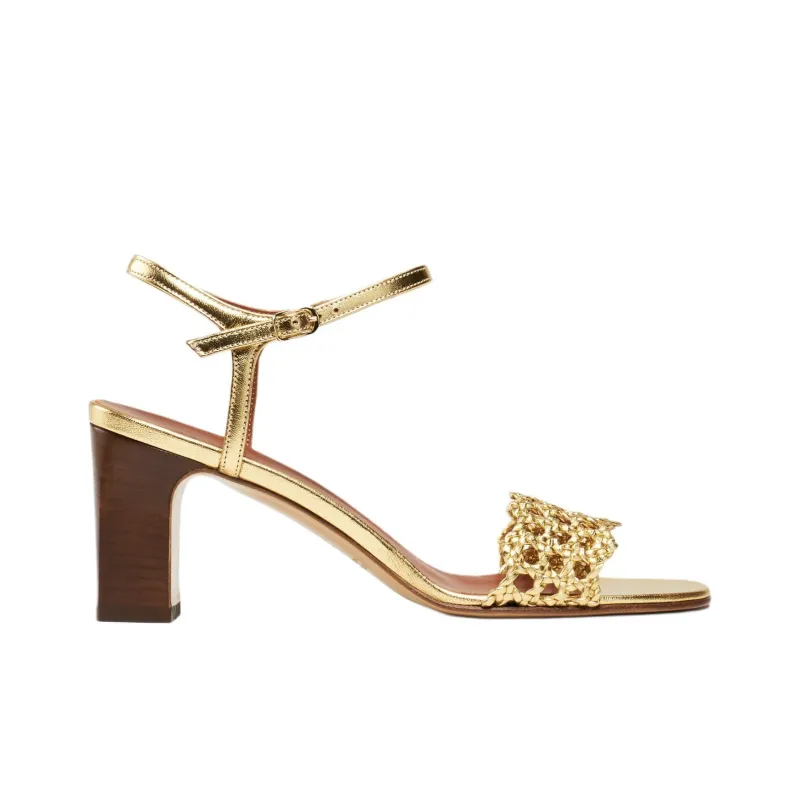 MICHEL VIVIEN Strap Sandals 6.5cm Women's Gold-1