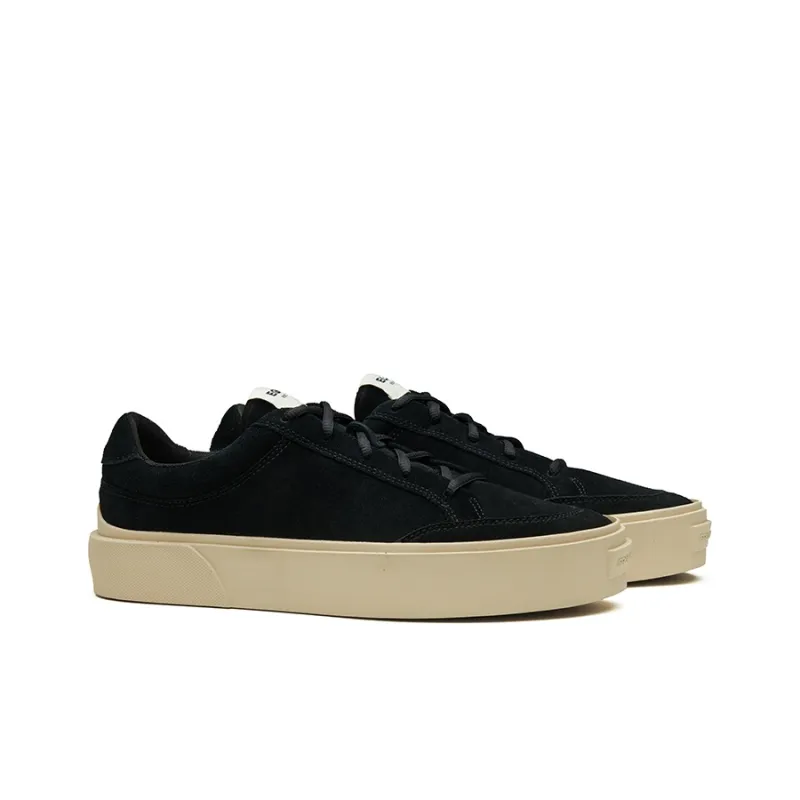 EQLZ EQUALIZER Fault 23 Lo Anti Slip Wear Resistant Low Top Skateboard Shoes Unisex Ghost Black-2