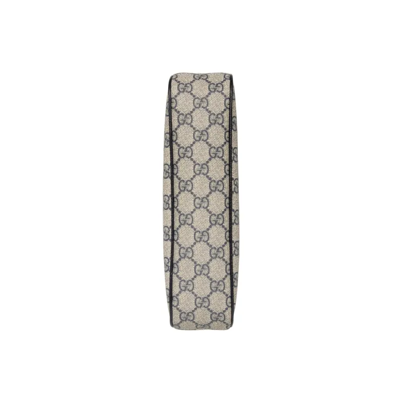 GUCCI Ophidia Canvas With Leather Shoulder Bag Handbag Small Size Women's Beige & Blue-7