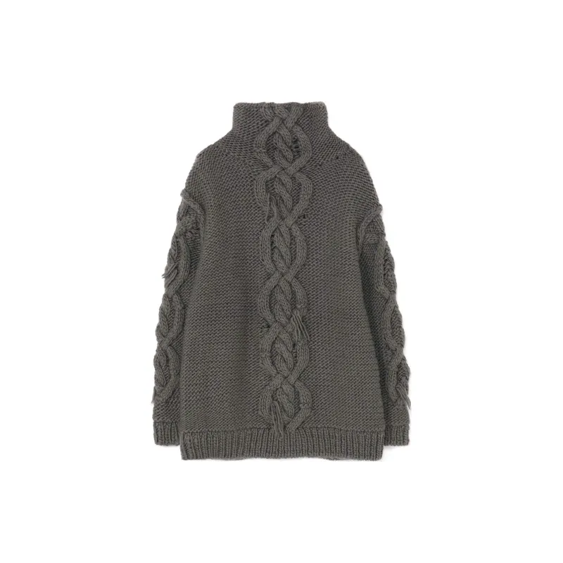 Yohji Yamamoto SS24 Sweater Women's Gray-1