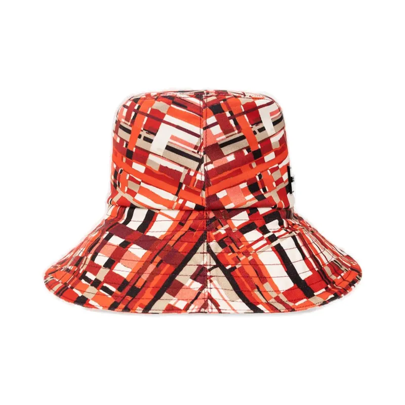 FERRAGAMO Cotton Bucket Hats Women's Red-1