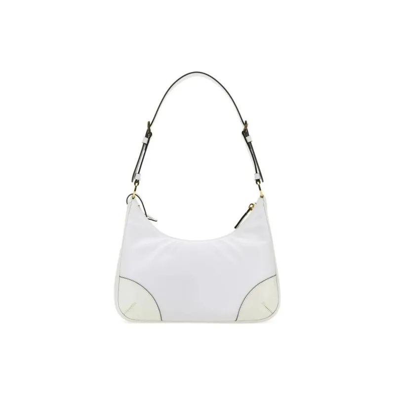 PRADA Recycled Nylon Handbag Shoulder Bag Women's White-2
