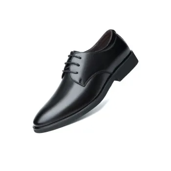 Poitulas Dress Shoes Men Low Top Black