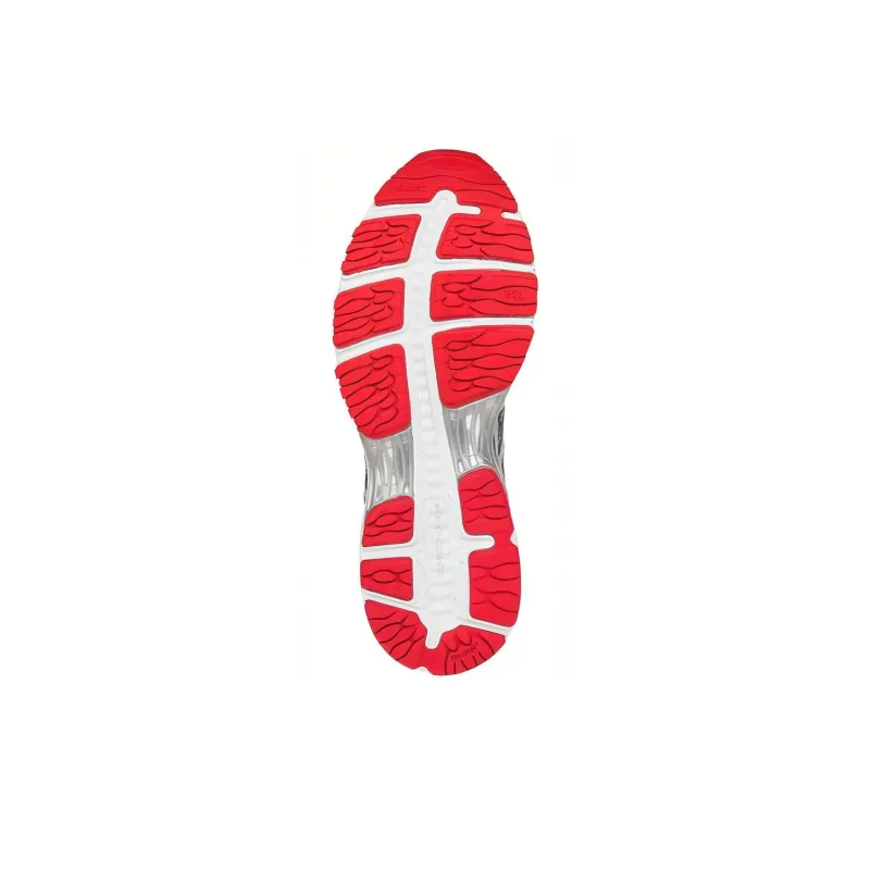 Asics Gel-Cumulus 18 Running Shoes Men Low-Top Gray/Red-4