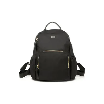 ELLE Fabric Backpack Regular Women's Black