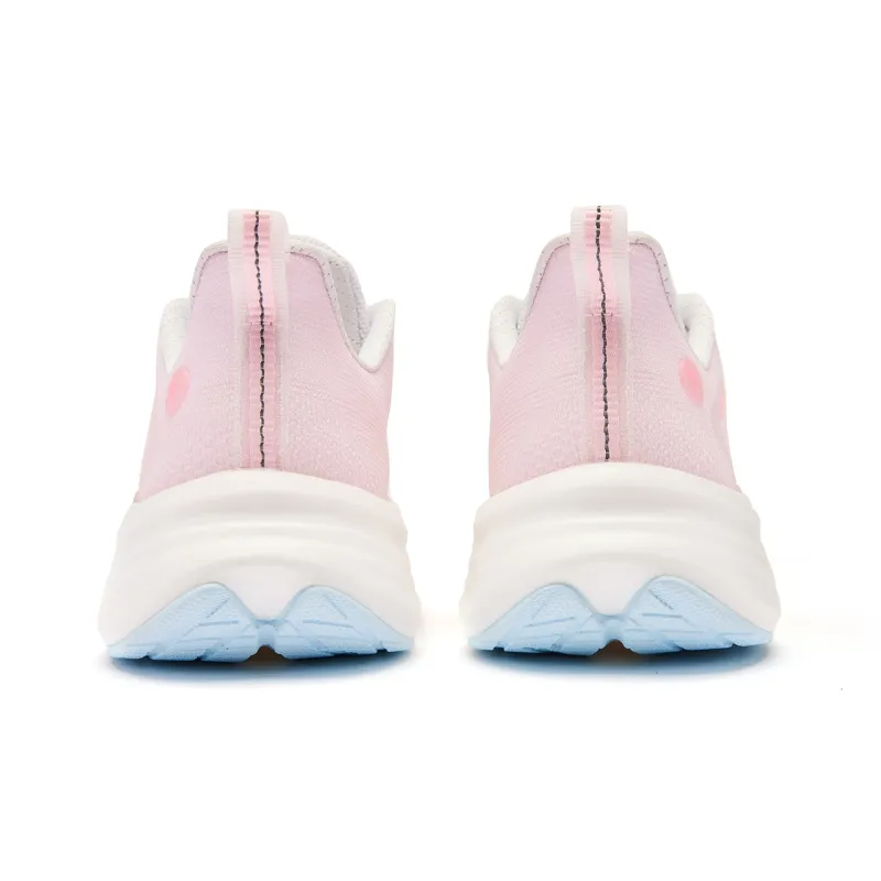 QIAODAN Flying Shadow Team2.0 Wear-Resistant Slip-Resistant Low-Top Q-KUNGFU PRO Running Shoes Women's White Pink-5