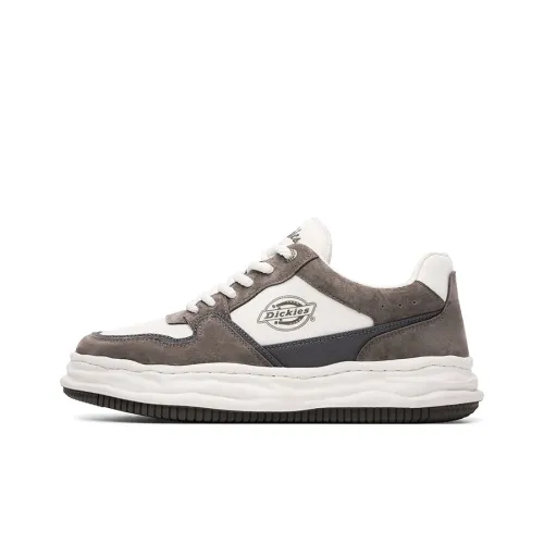 Dickies Cushioning Lightweight Height Increasing Low-Top Skateboard Shoes Men's White Coffee
