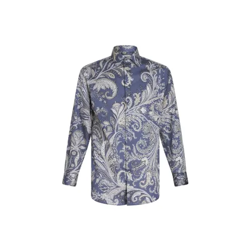 ETRO Shirts Men Indigo