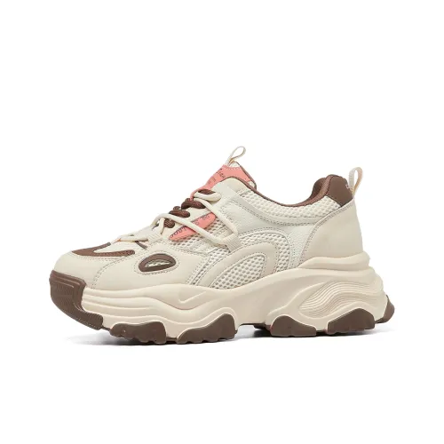 CARDANRO Versatile FAIRY Lightweight And Breathable Cushioning Wear-Resistant Low-Top Chunky Sneakers Women's