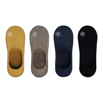 LEEME.ME No Show Socks Men's 4 Pack