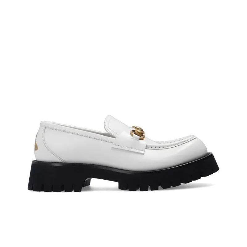 GUCCI Horsebit Women's Casual Shoes Women's White-1