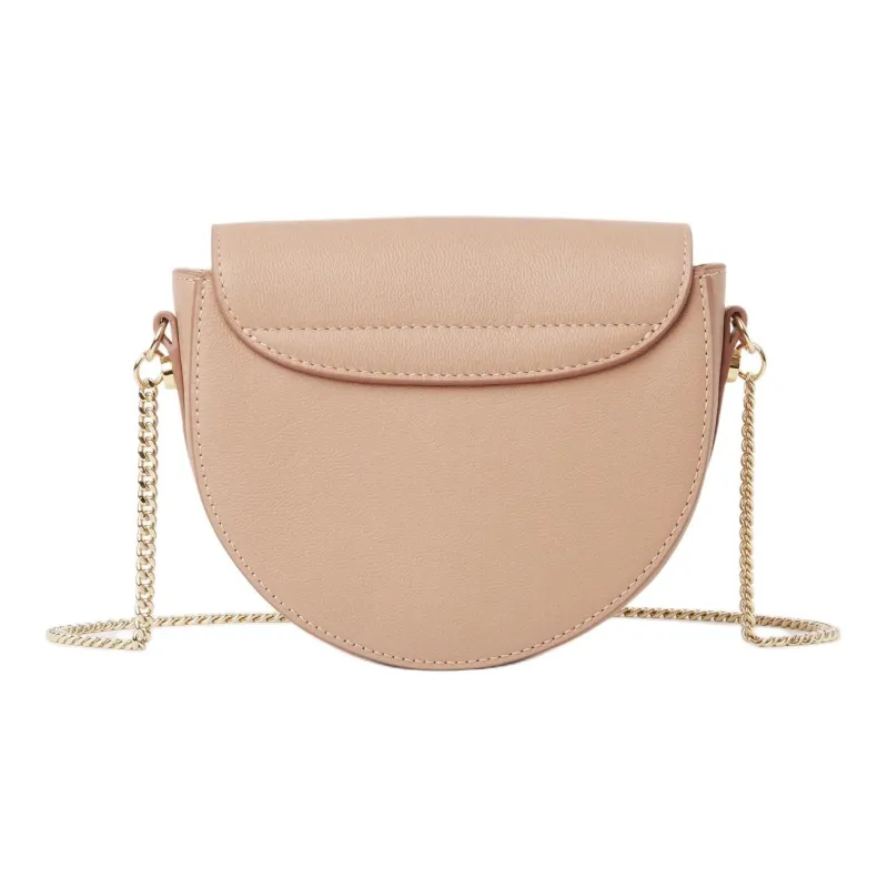 Chloe Suede Evening Party Bag, Wallet, Crossbody Bag, Shoulder Bag Women's Coffee Pink-1