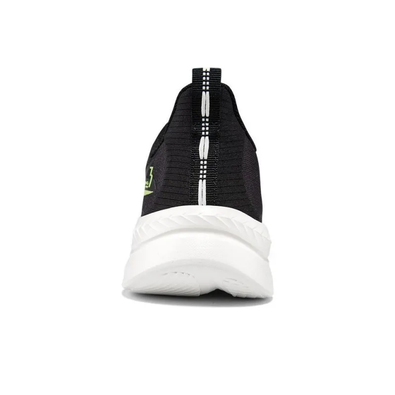 361° Breathable Lightweight Low Top Running Shoes Men's White Green-2
