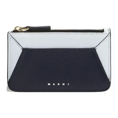 MARNI Logo-print Leather Card Holder