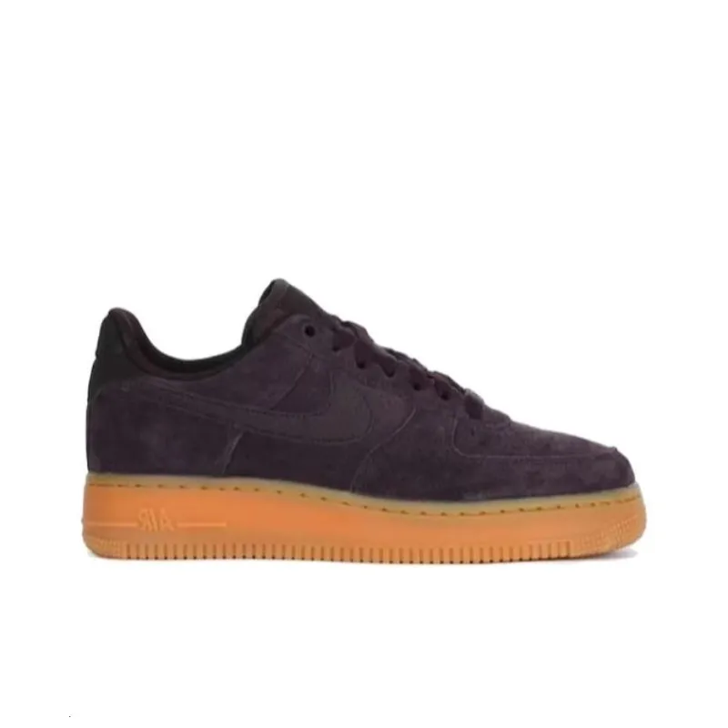 Nike Air Force 1 07 SE Cushioning Wear-Resistant Low-Top Skateboard Shoes Women's Purple-1
