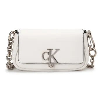 CALVIN KLEIN Synthetic Material Shoulder Bag Women's Moon White