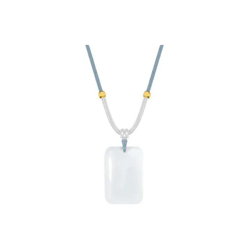 YUOFFICIAL Chalcedony Necklaces Unisex-2