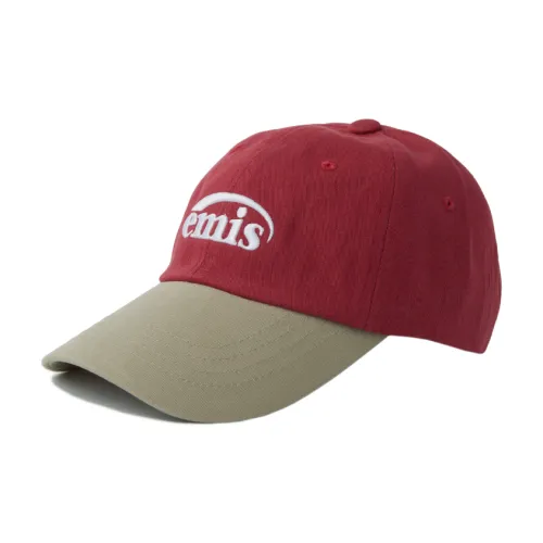 Emis Cotton Baseball Caps Unisex Red