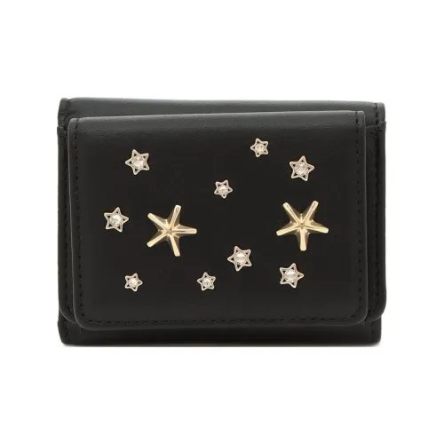 Jimmy Choo Leather Wallet Unisex Black
