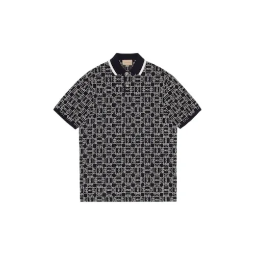 GUCCI Polo Shirts Men Black