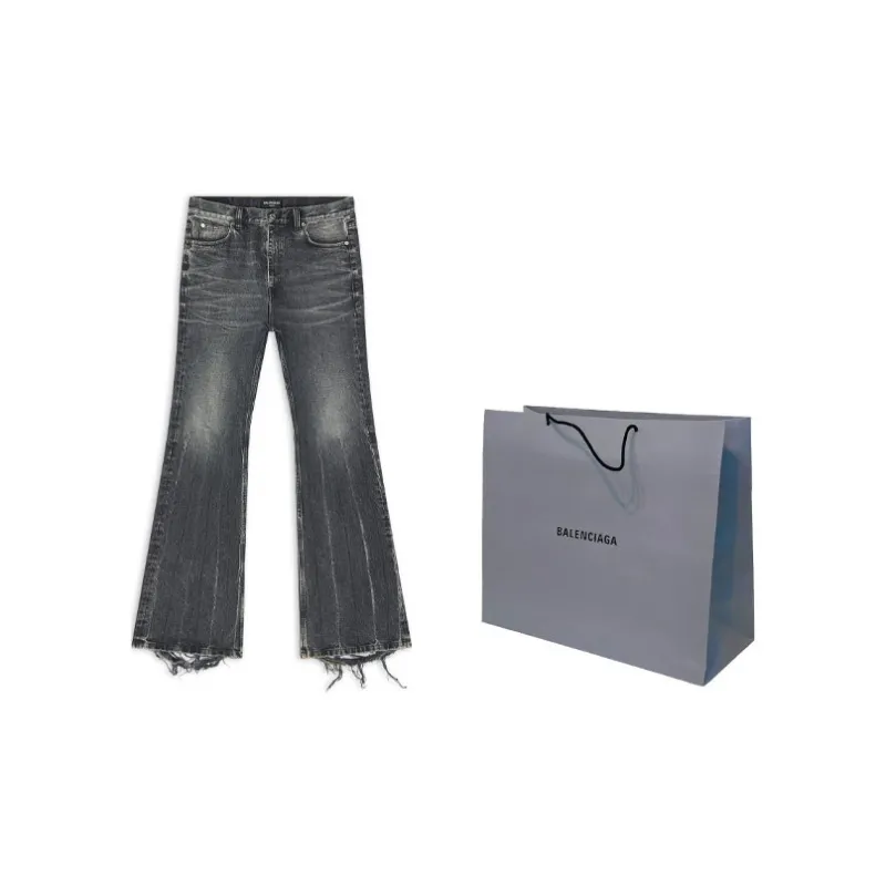 Balenciaga Jeans Men Black-2