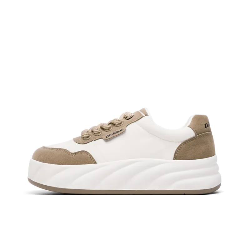 Dickies Lightweight Coverage Low Top Skateboard Shoes Women's Beige Brown-0