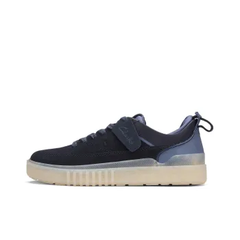 Clarks Low Top Skateboard Shoes Men's Blue