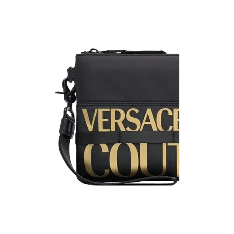 VERSACE JEANS COUTURE Nylon Clutches Wallets Regular Men's Black-2