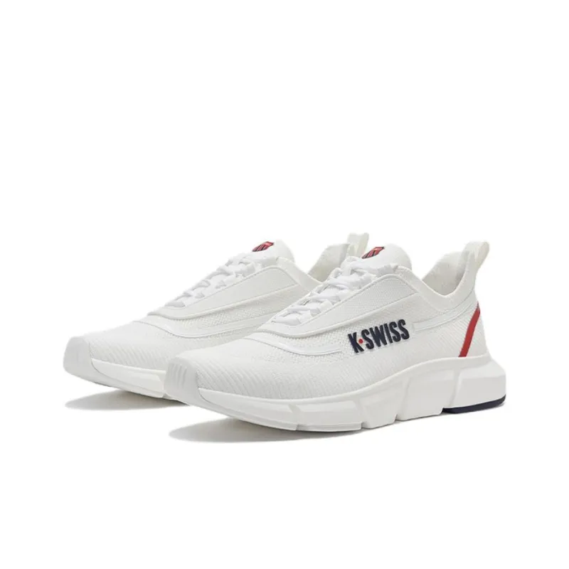 KSWISS Slip Resistant And Breathable Low Top Running Shoes Women's White-2