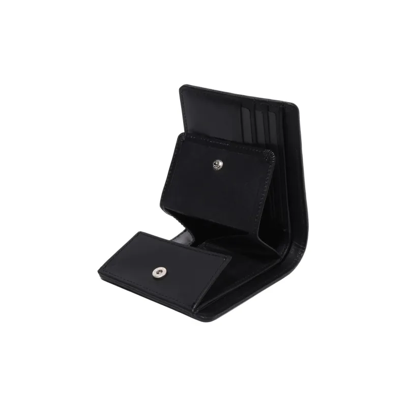 Bape Solid Camo Leather I Wallet Black-3