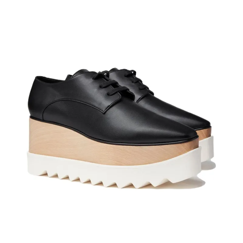 Stella McCartney Elyse Lace Up Platform Shoes Women's-2