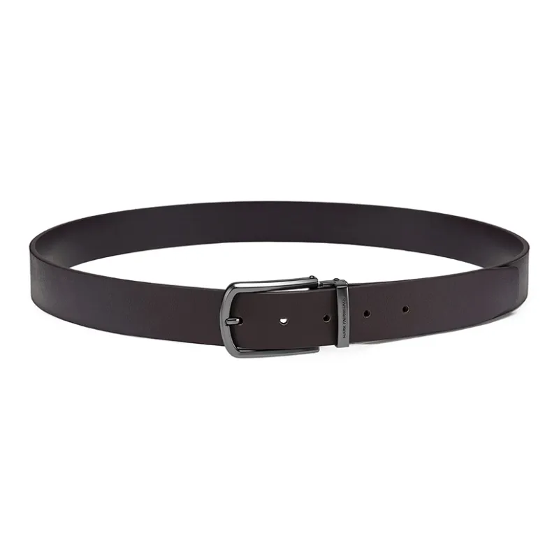 FAIRWHALE Minimalist Style Fashion Vintage Pin Buckle Belt Men's Width 3.5CM-3