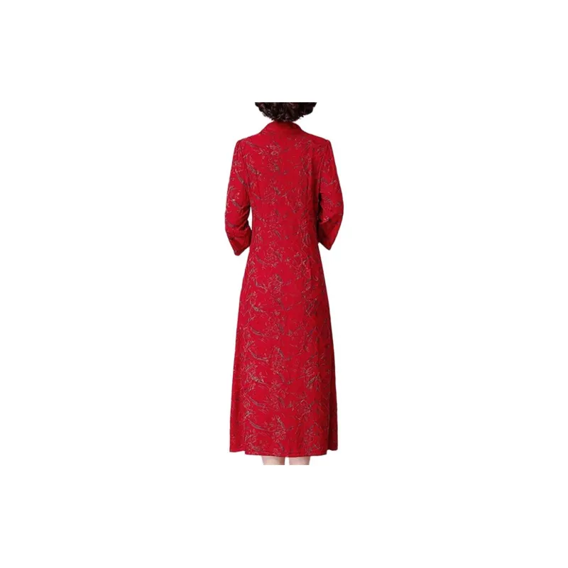 Mapping Long Sleeved Dresses Women's-1