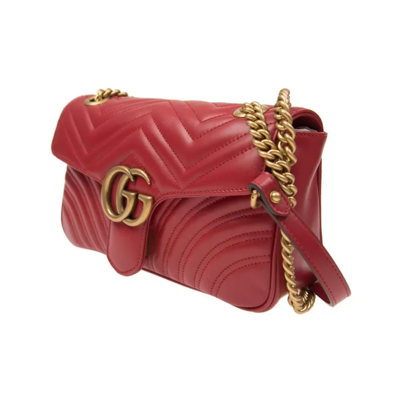 GUCCI GG Marmont Leather Crossbody Bag, Shoulder Bag Women's-1