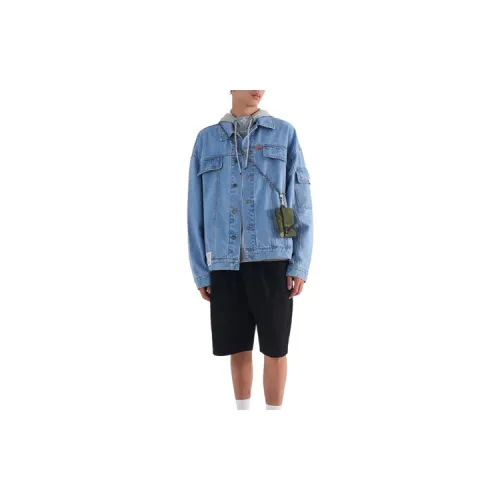 GOLDLION G+ Denim Jackets Men Blue