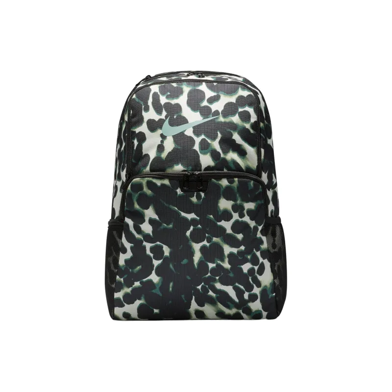 Nike Polyester Backpack Extra Large Unisex Black Patchwork Leopard Print-0
