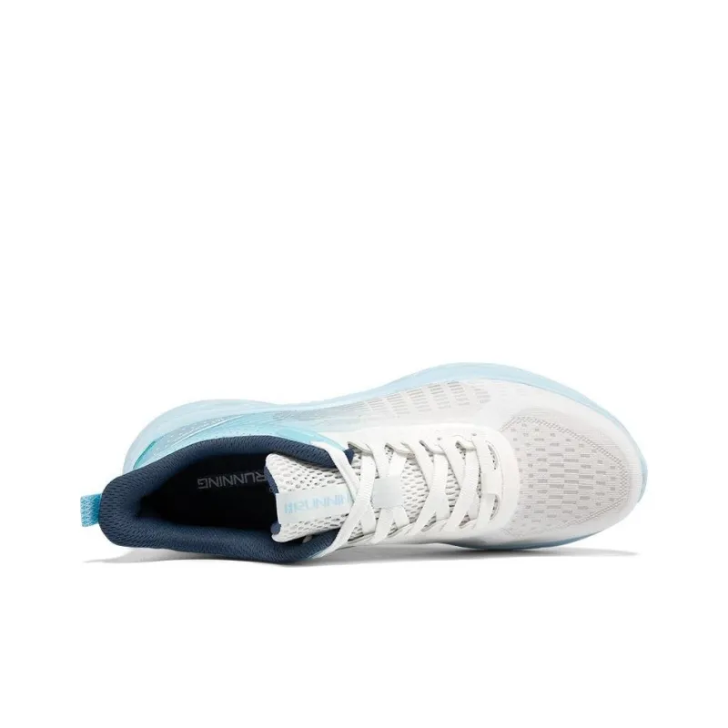 361° Cushioning Anti Slip Wear Resistant Breathability Low Top BOUNCE Running Shoes Men's White Blue-1