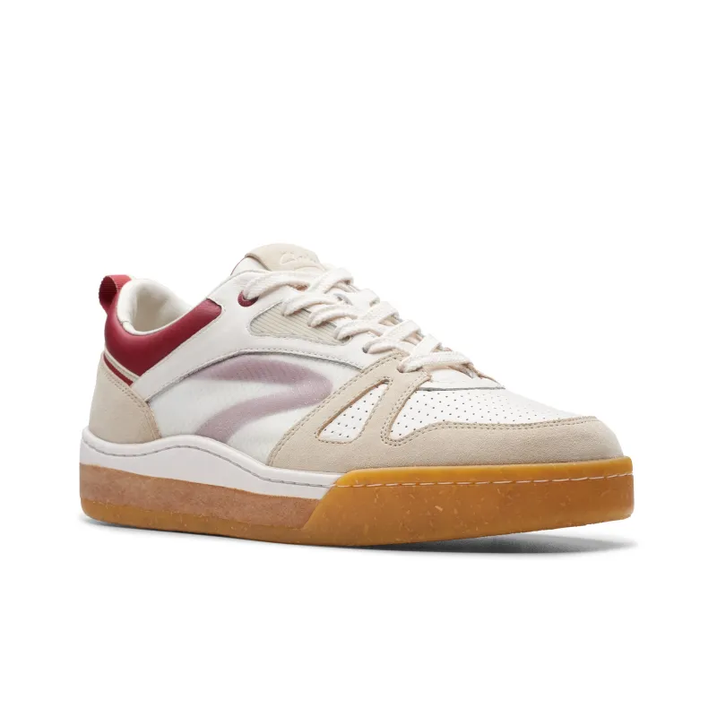 Clarks Art Movement Series Low Top Skateboard Shoes Men's Red Brown-1