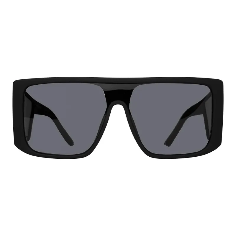 STEVE MADDEN Irregular Shape Sunglasses Unisex Black-1
