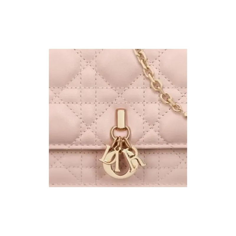 DIOR Sheepskin Shoulder Bag, Crossbody Bag, Handbag Mini Women's Rouge Pink-5