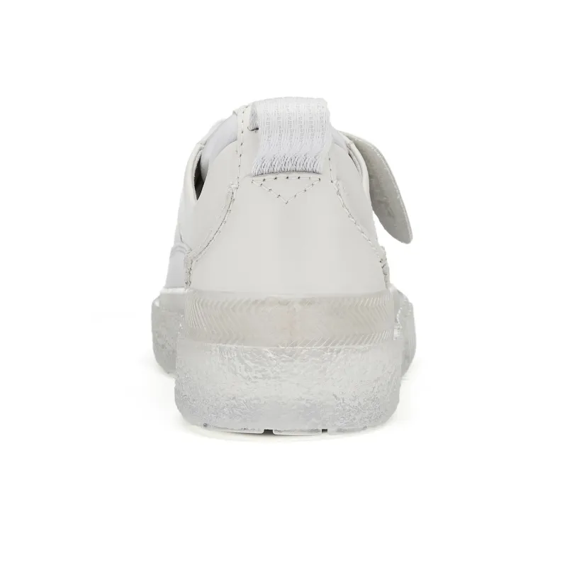 Clarks Low Top Skateboard Shoes Men's White-3