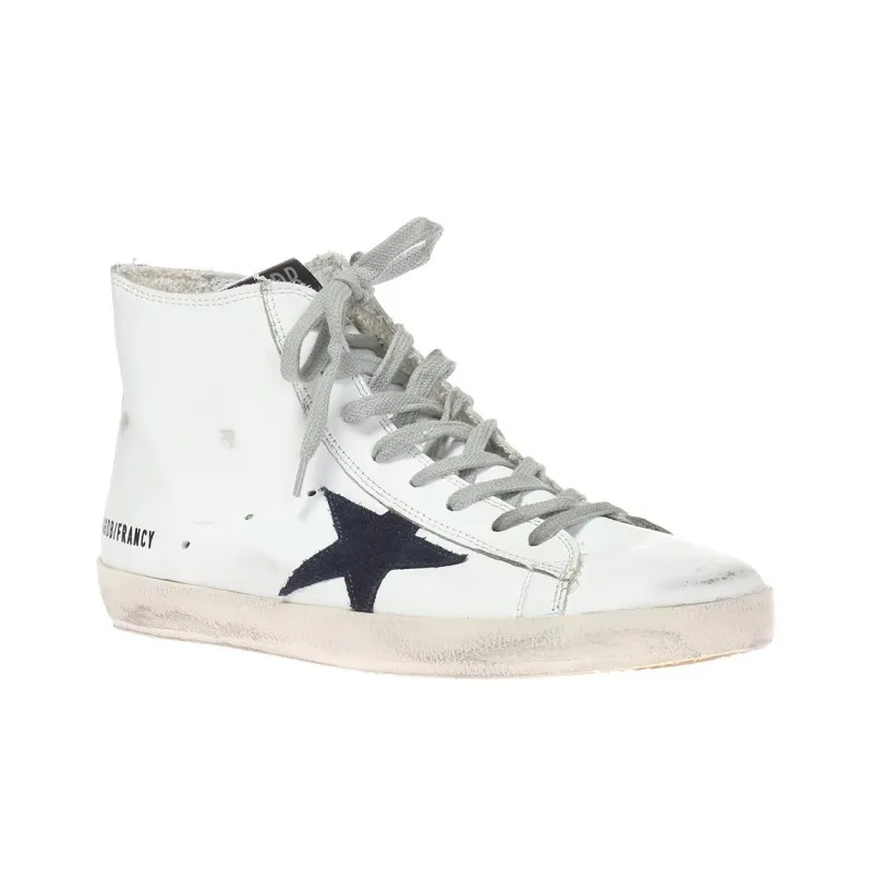 Golden Goose Francy Stylish Skateboarding Shoes Men's White-2
