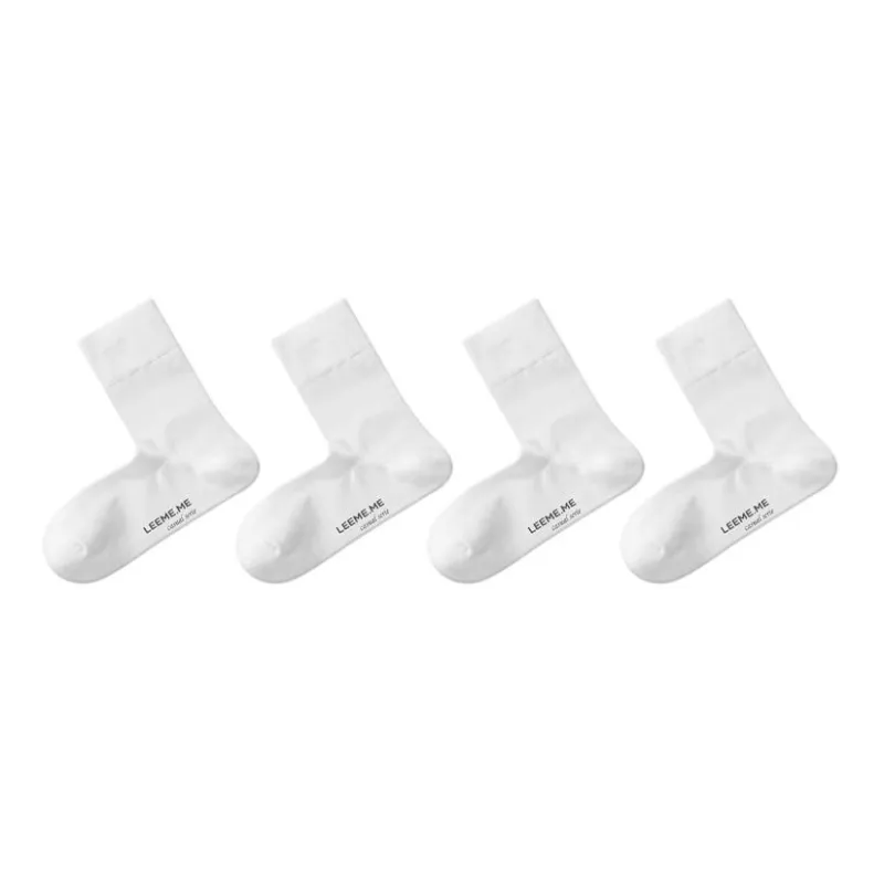 LEEME.ME Mid Calf Socks Men's 4 Pack-2