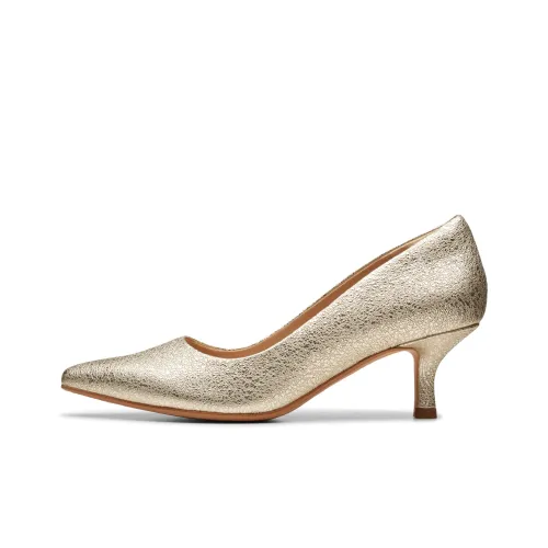 Clarks High Heels Women's Gold