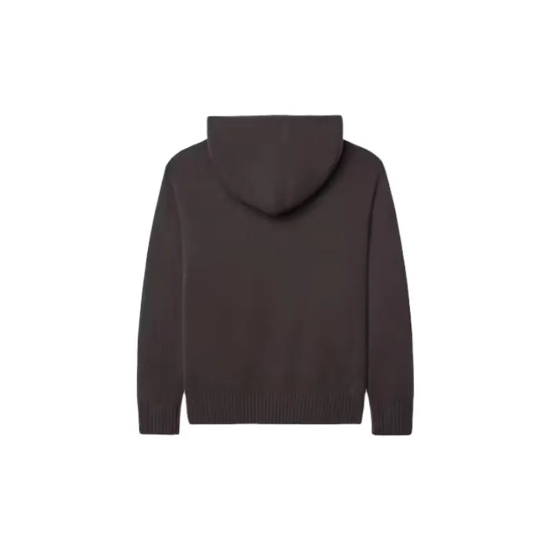 FRAME Long-Sleeved Knitted Hoodie-1