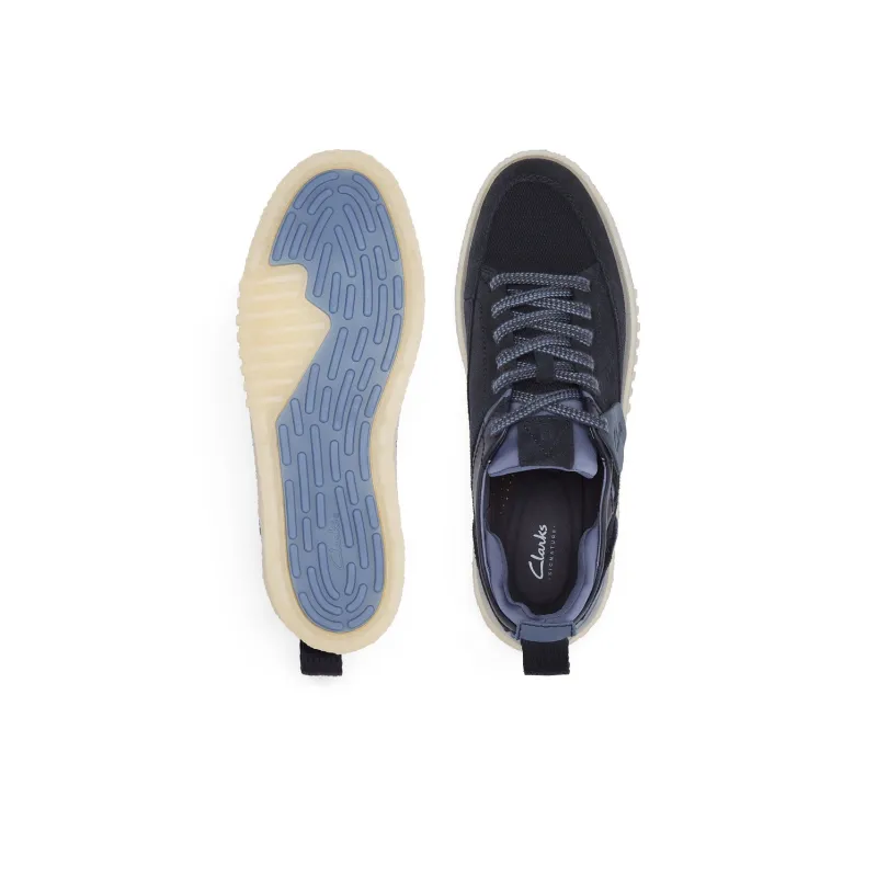 Clarks Low Top Skateboard Shoes Men's Blue-2